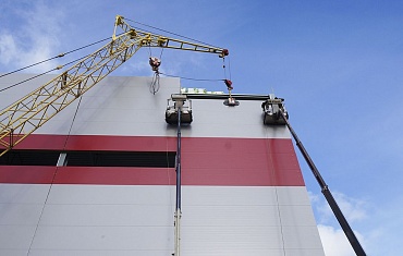 Монтаж сэндвич-панелей