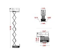 Ножничный подъёмник ZOOMLION ZS1414HD